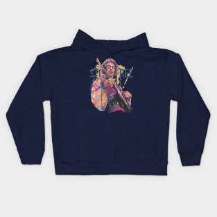 ROCK GUITARIST LEGEND Kids Hoodie